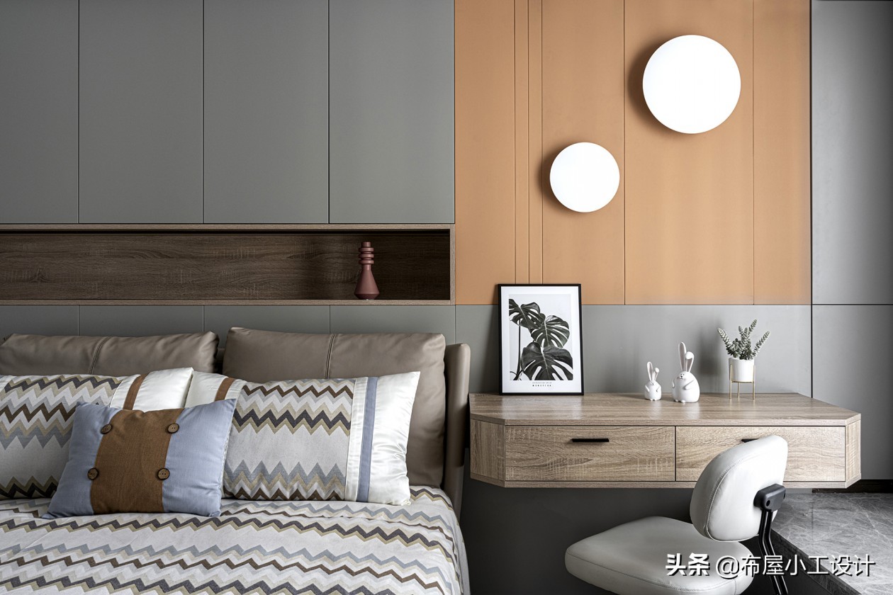 极简原木风别墅胡桃木,极简胡桃木风格全屋效果图