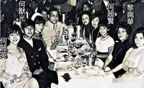 赌王最美千金自曝择偶条件低,赌王大太太及子女年轻时照片