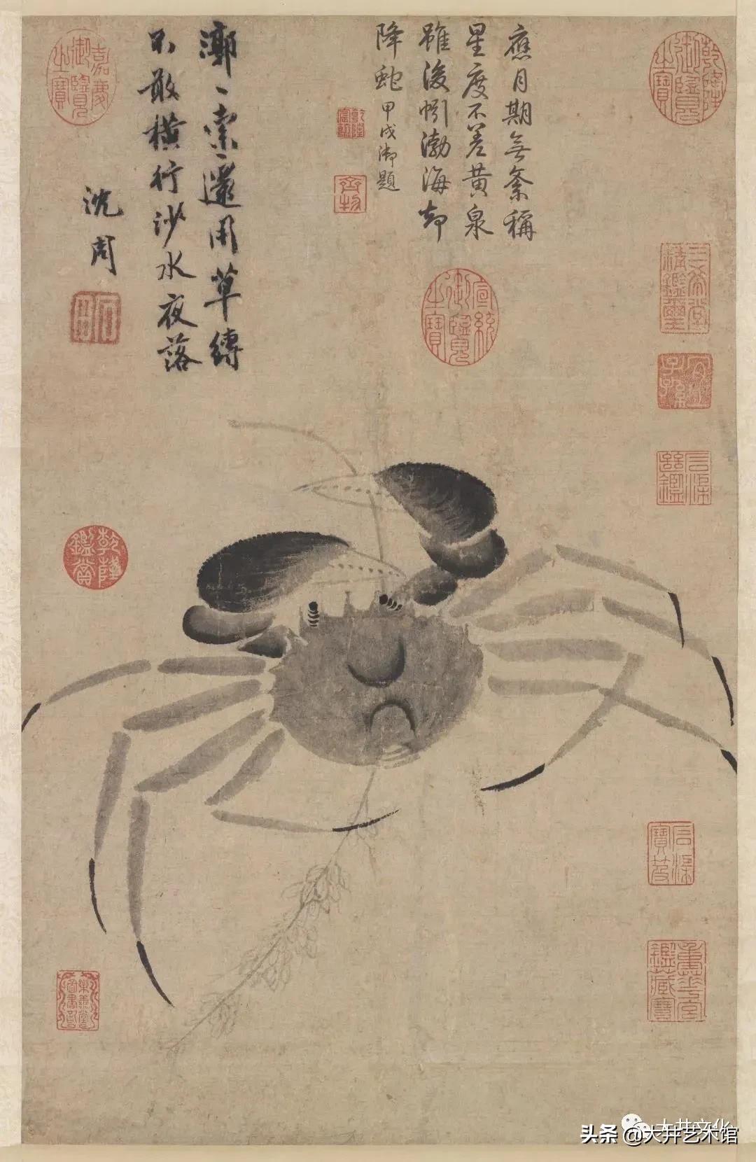 大井鉴赏|秋风起,蟹脚肥——画家笔下的蟹