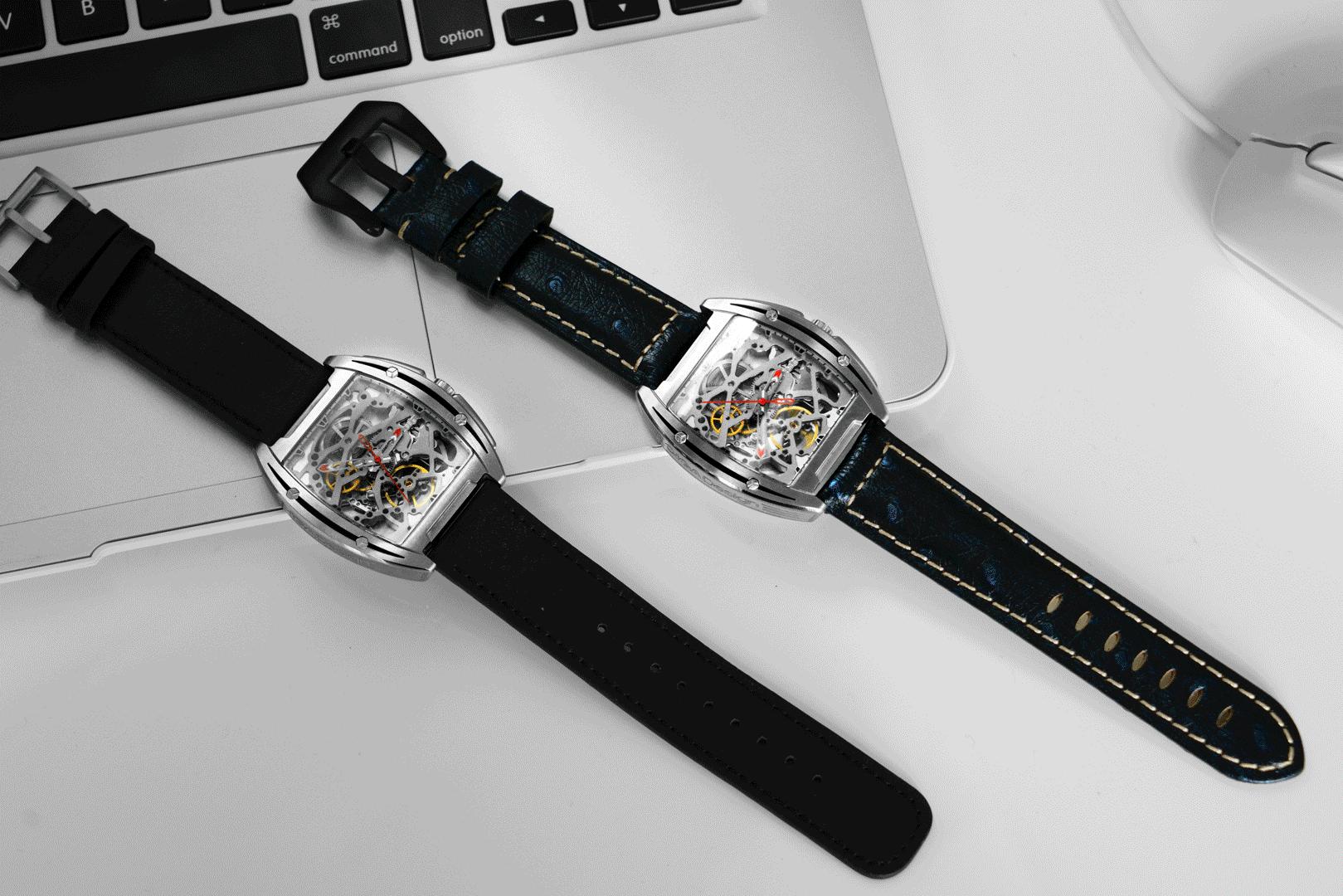 搭配大表盘手表的穿搭,表盘简约的手表穿搭