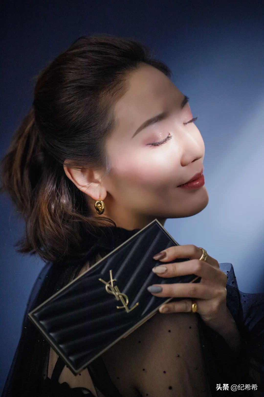 妆容分享红色眼影盘,妆容分享高光