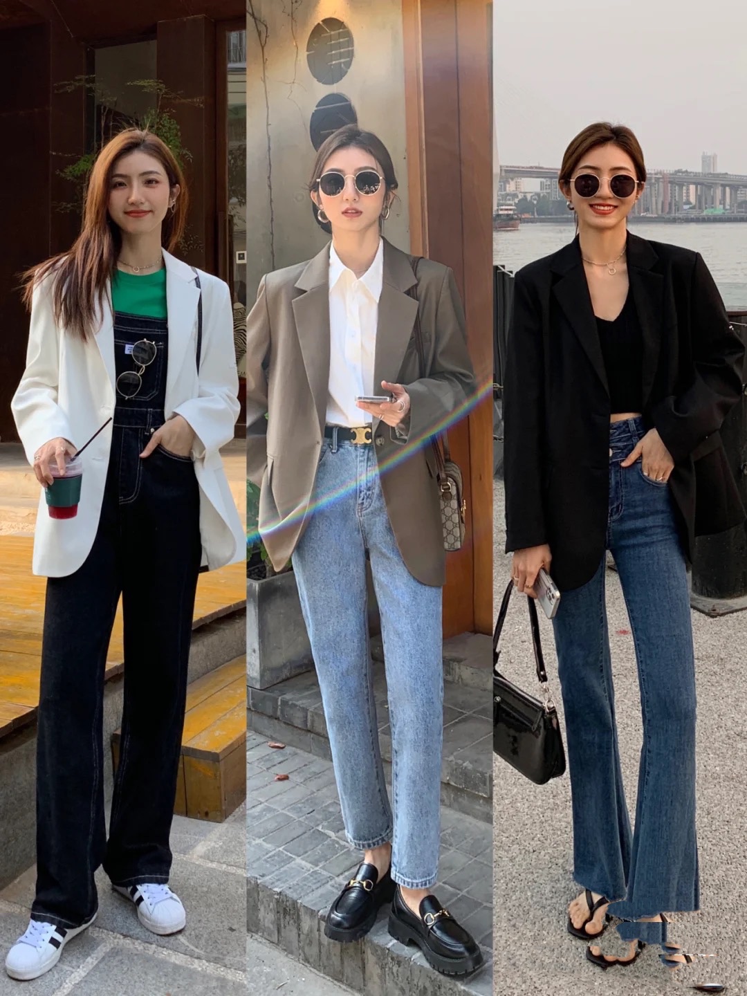 西装穿搭法秋冬,西装穿搭初春白西装