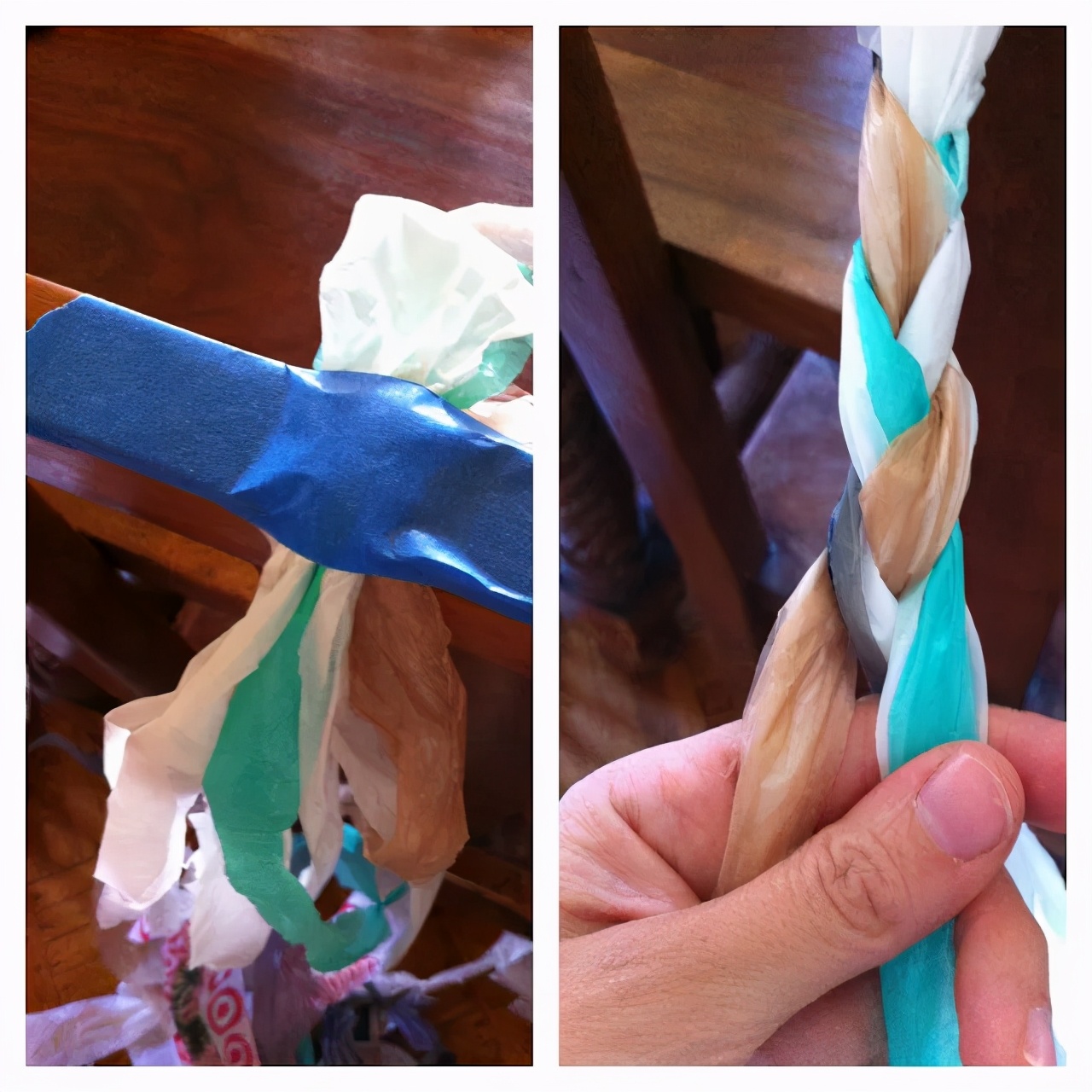 有塑料袋的手工,用塑料袋做的手工活