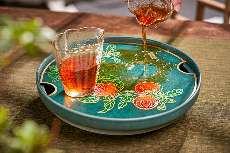 百年朱府铜艺图片大全,百年铜艺茶盘效果图