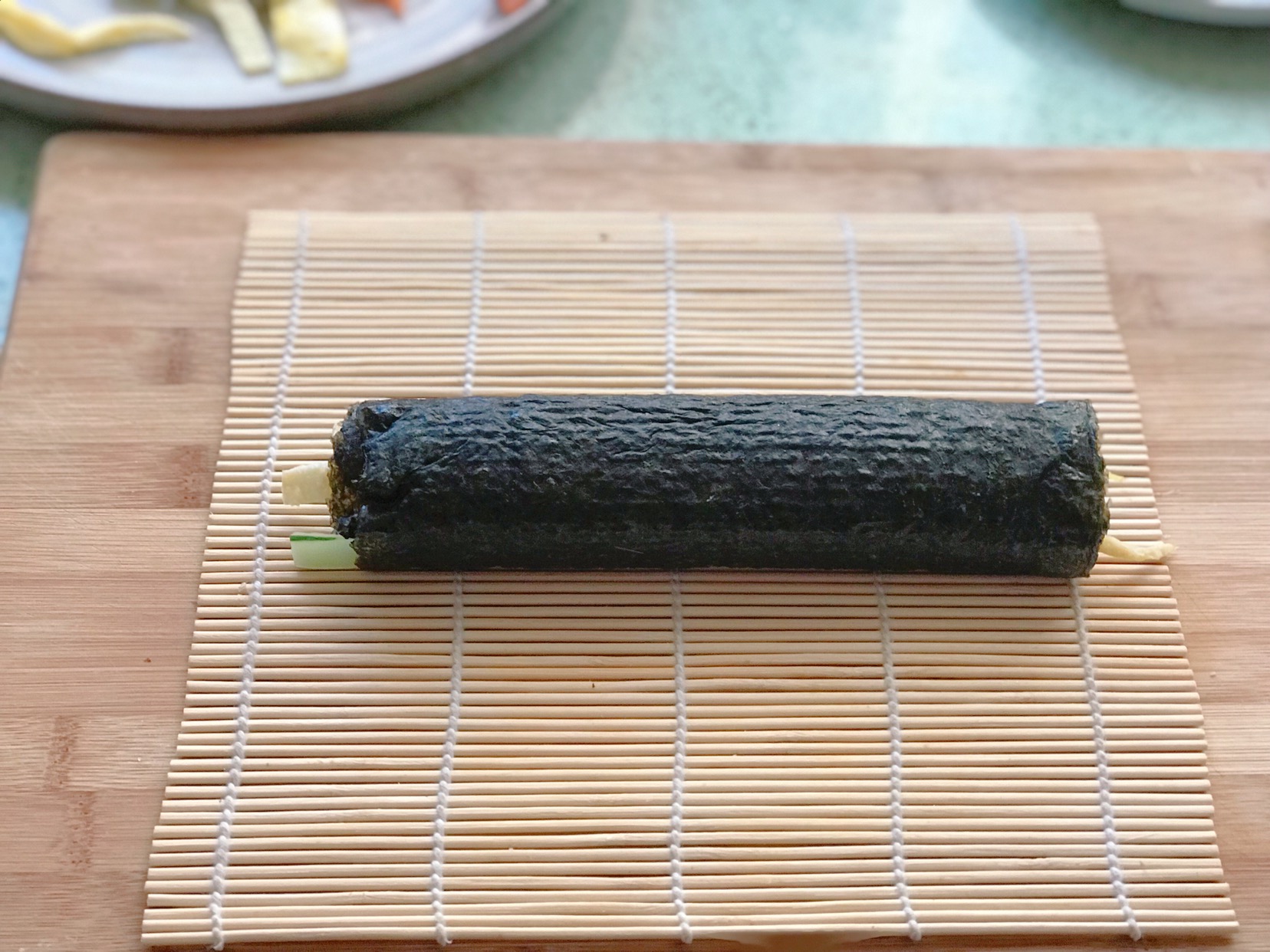 一碗紫菜包饭的做法,一包紫菜做成海苔片的做法