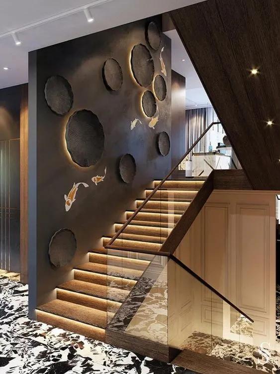 创意楼梯装修效果图,创意楼梯设计庭院