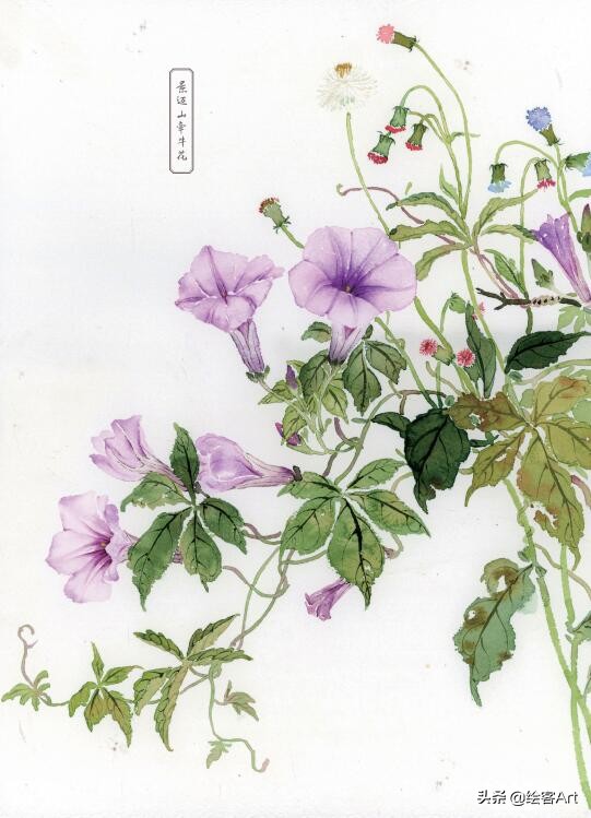 小清新写意国画,值得收藏的小写意国画