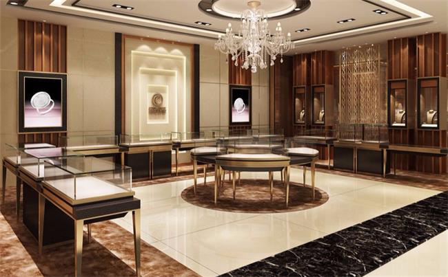 商场展柜布置图解,商场展柜装修过程