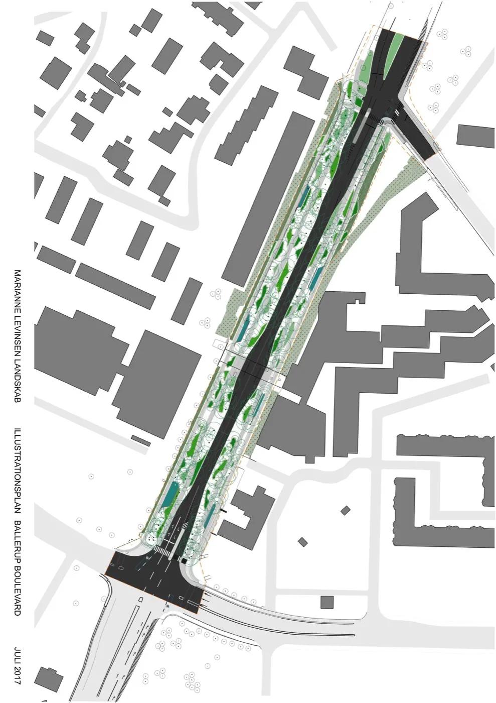道路设计效果图,个性路面设计