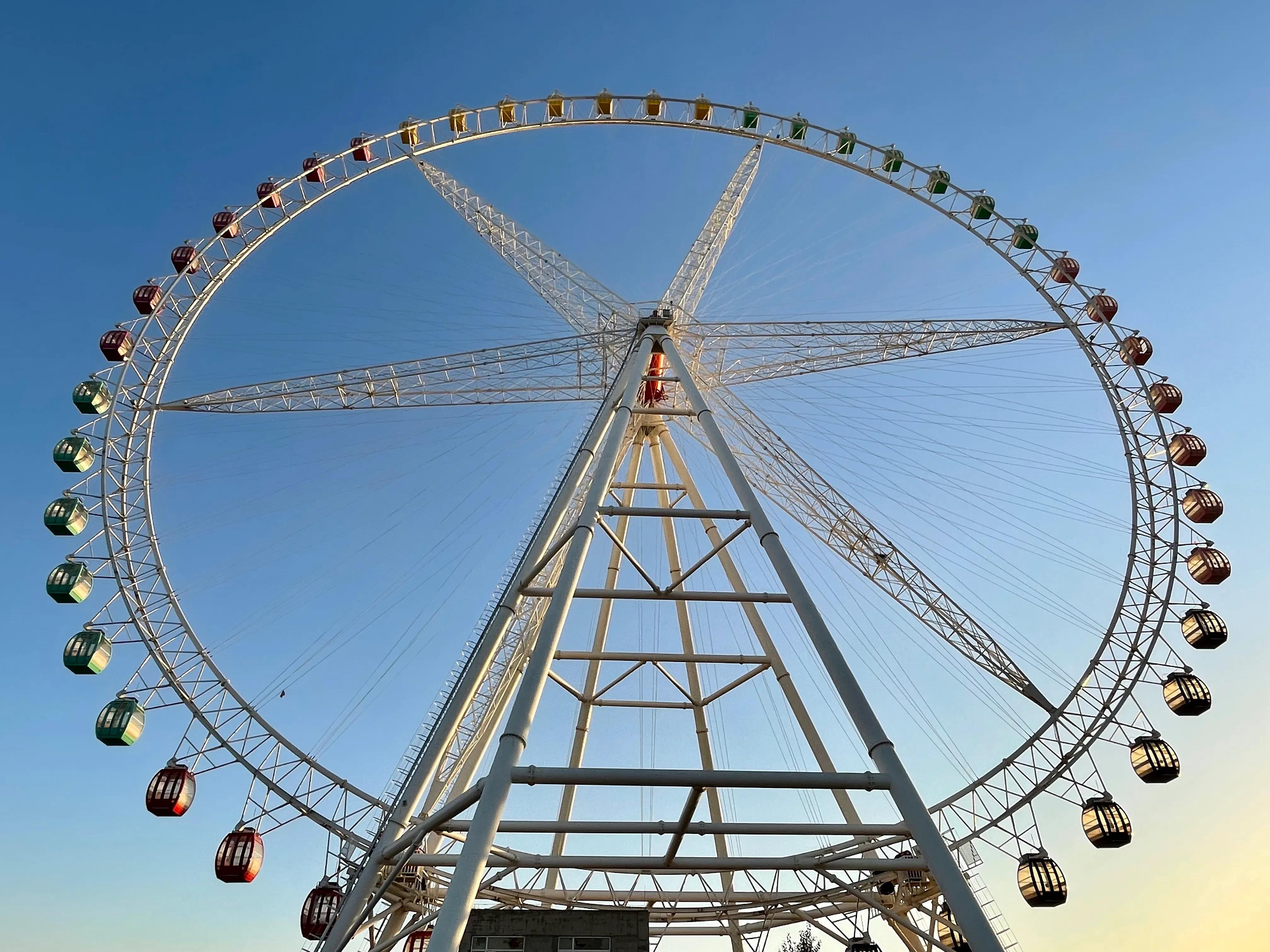 三沙源摩天轮,三沙源冬天玩的地方