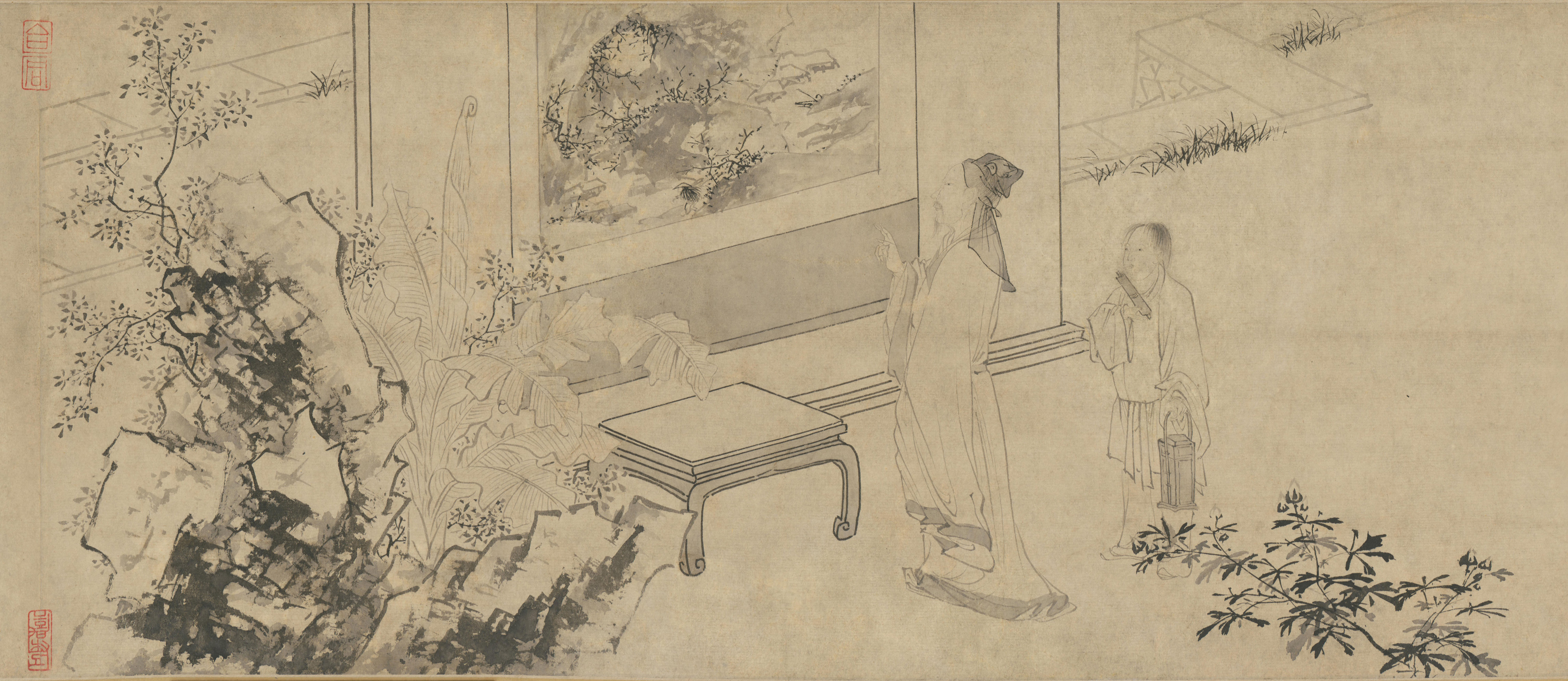 一诗一画一意境,一诗一画书法