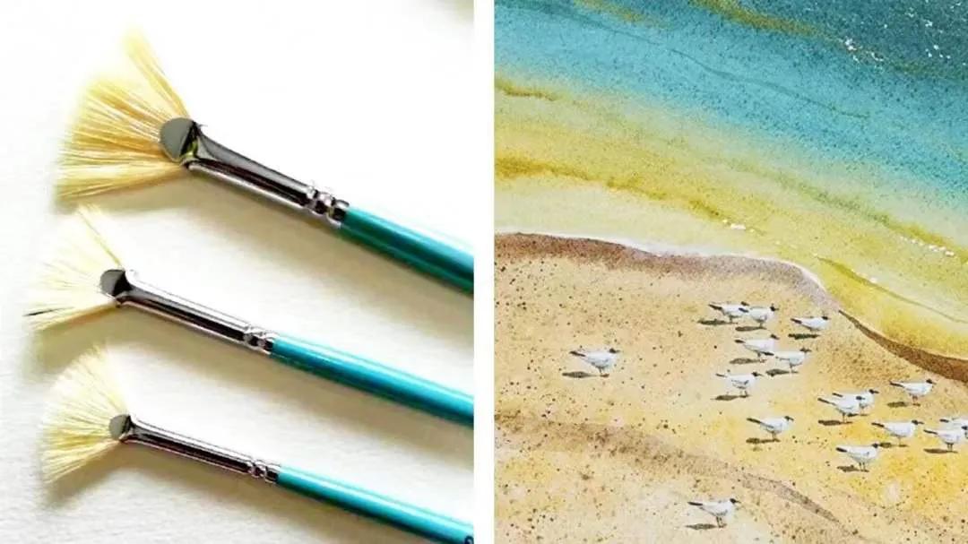 水彩画纸和画笔颜料套装推荐,水彩画如何找颜色