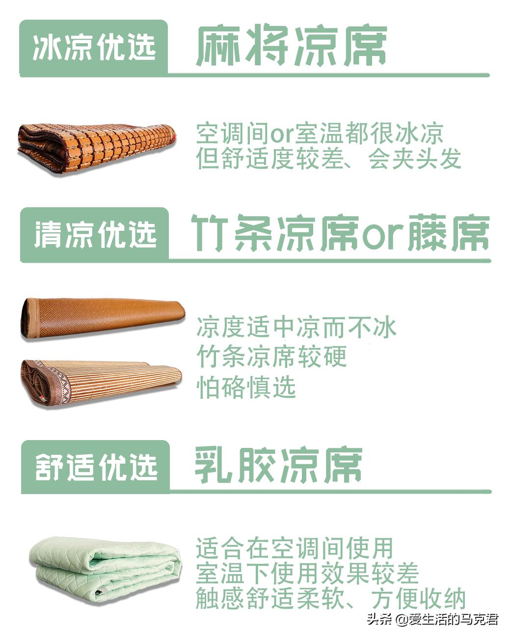 凉感丝凉席和乳胶凉席哪个好,让你更好的选择合适的凉席