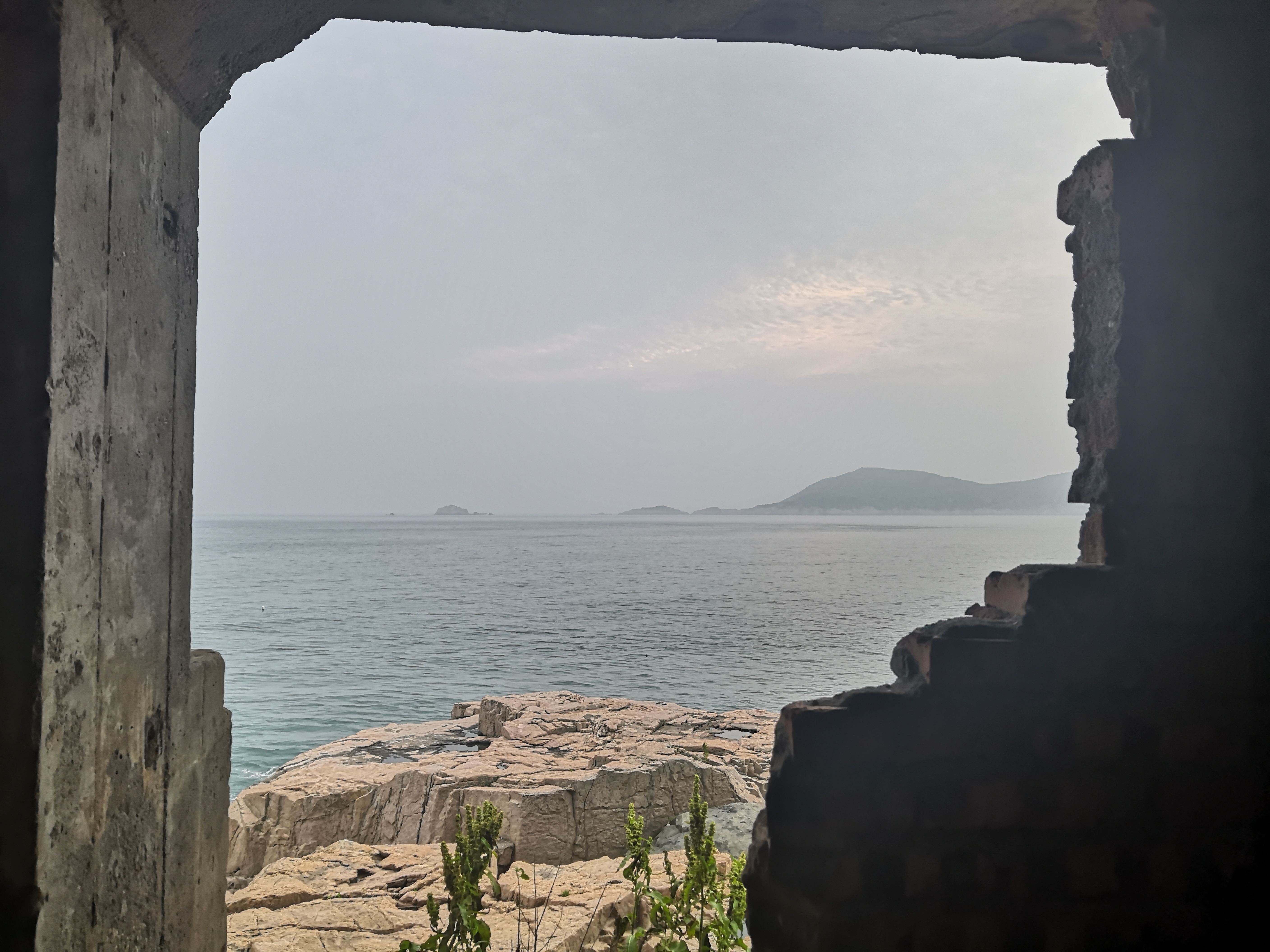 夕阳下美丽的东极岛,东极岛岛屿