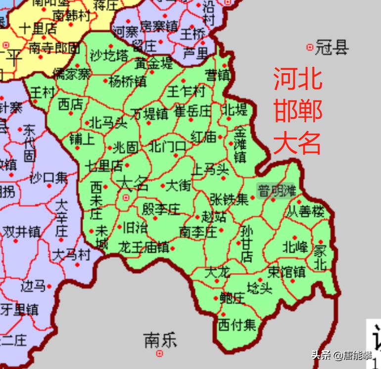 邯郸大名县和馆陶县,河北邯郸大名变化