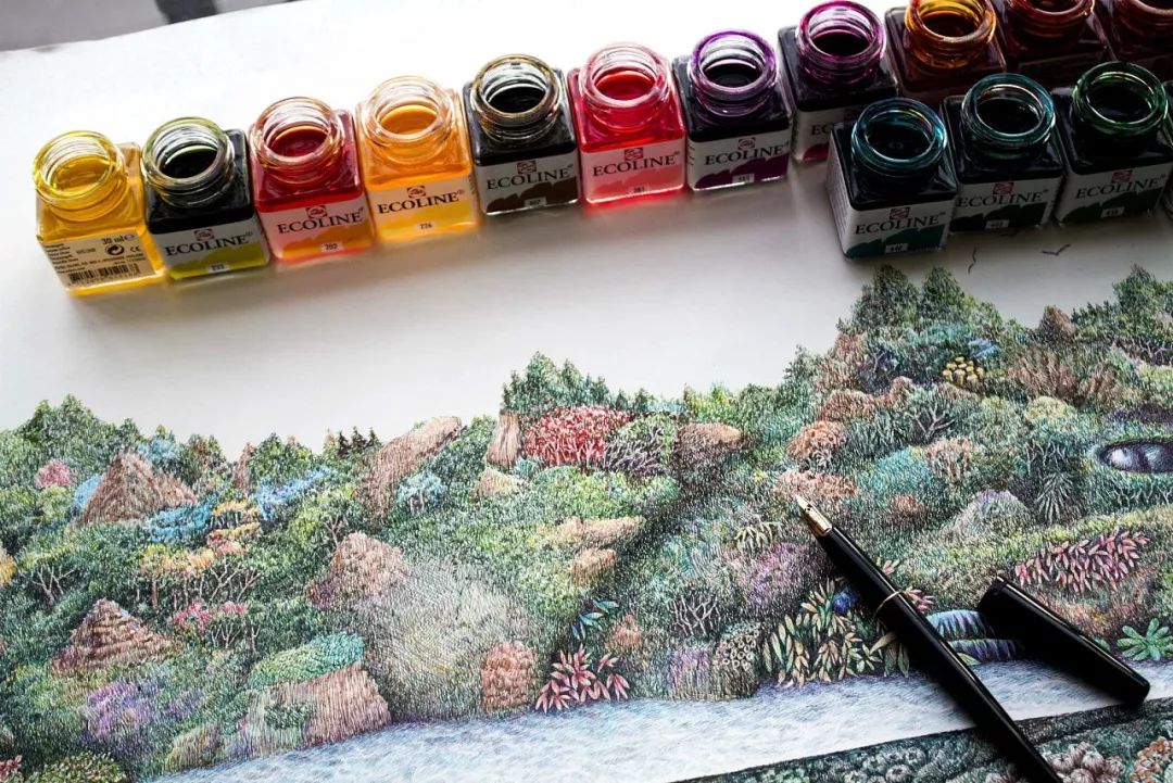 中国十大写实钢笔画作品,中国公认最漂亮钢笔字行草