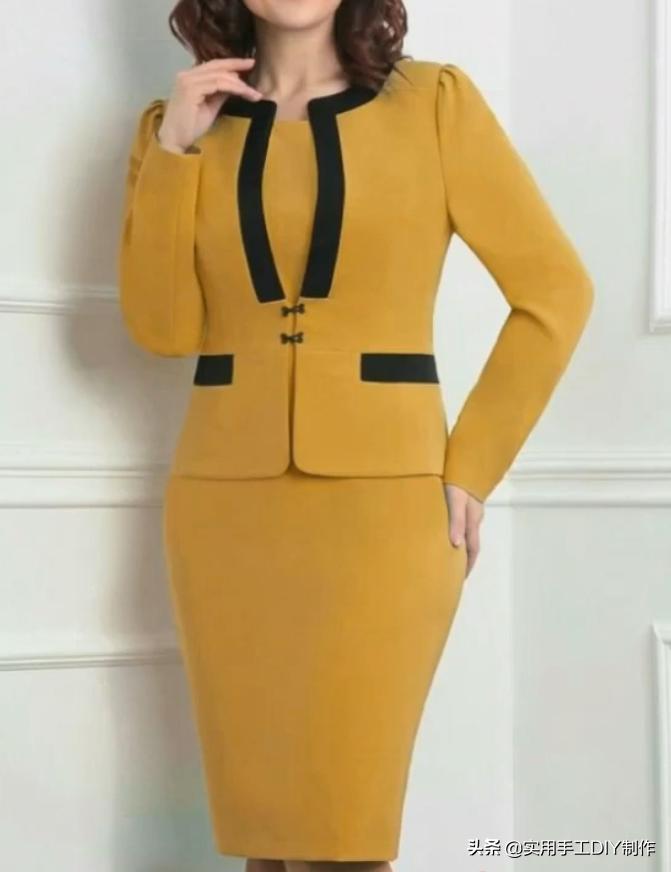 布艺背心套裙,妈妈装40-50岁洋气时髦新款套裙