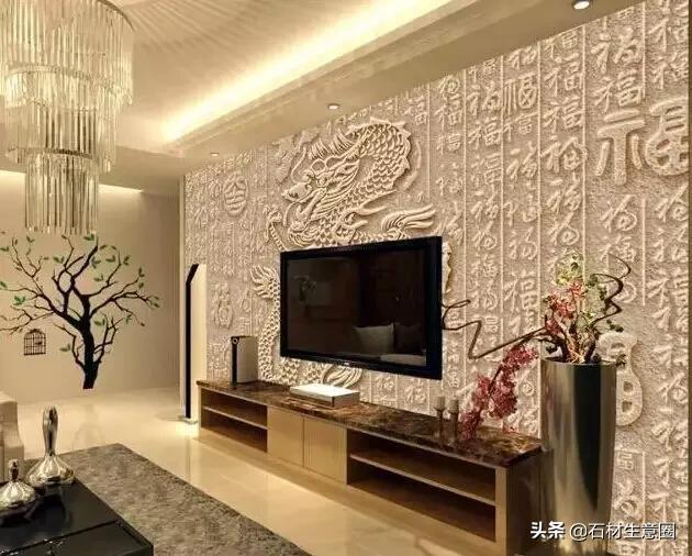 砂岩浮雕背景墙,莱州砂岩浮雕背景墙