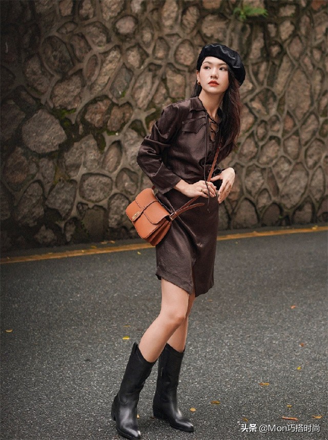 脚型不好穿什么靴子,高跟修饰脚型的长靴子