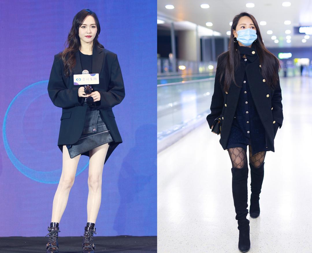 杨幂的腿弯什么原因,杨幂的筷子腿为啥那么细