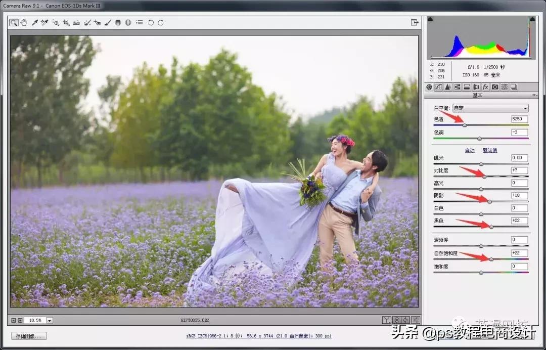 photoshop磨皮调色插件,婚纱摄影ps调色免费教程