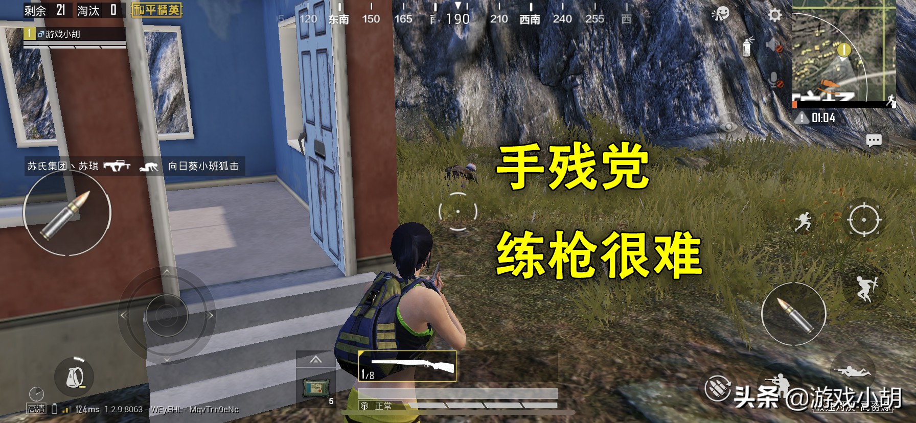 和平精英手残党最合适的操作界面,和平精英手残党用什么枪