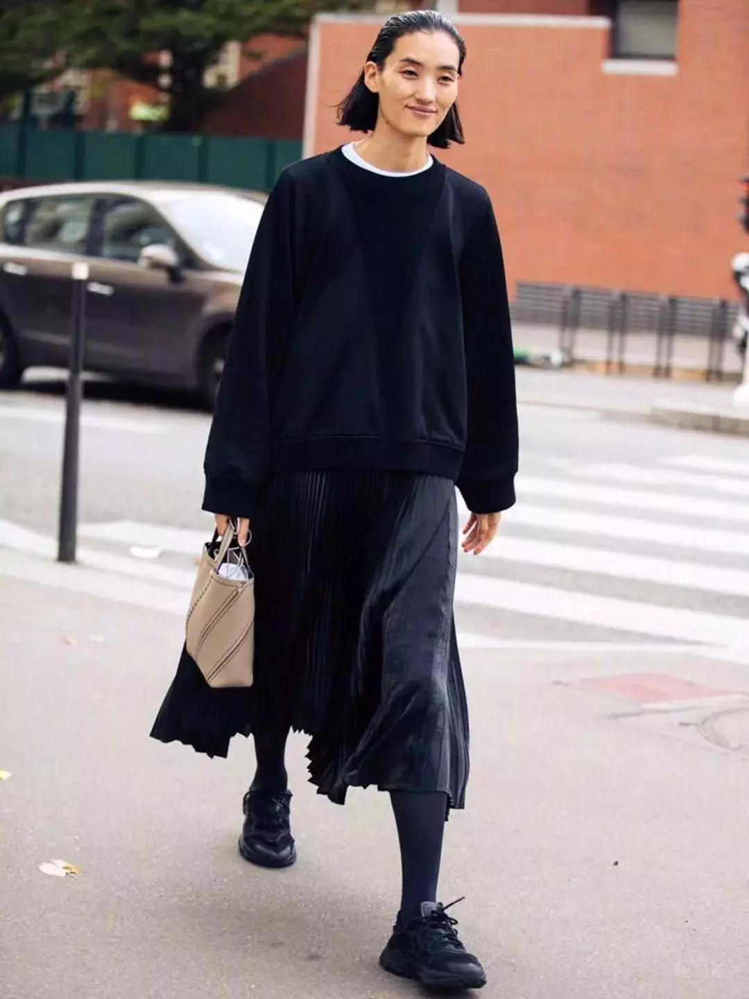 温度低穿的衣服,冬天穿宽松的卫衣怎么搭配