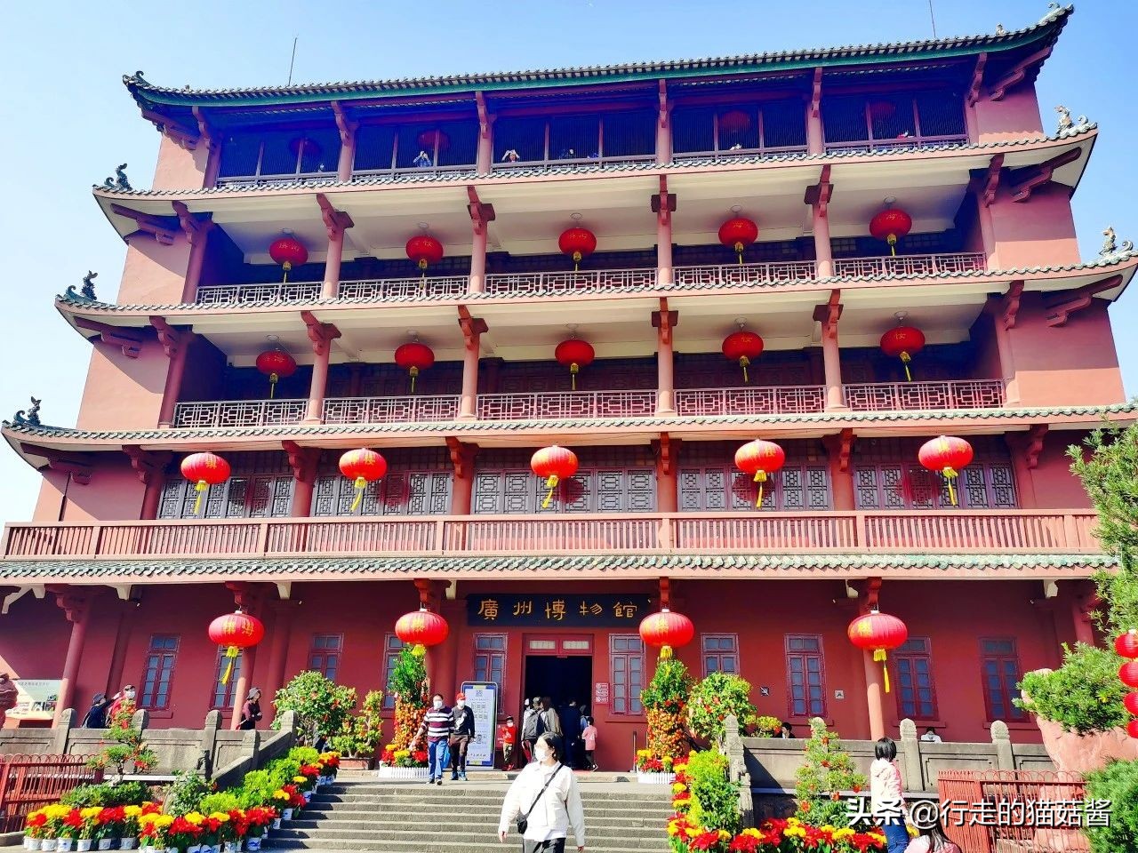 从广州越秀公园出发的游览路线,越秀公园五羊雕像游览路线