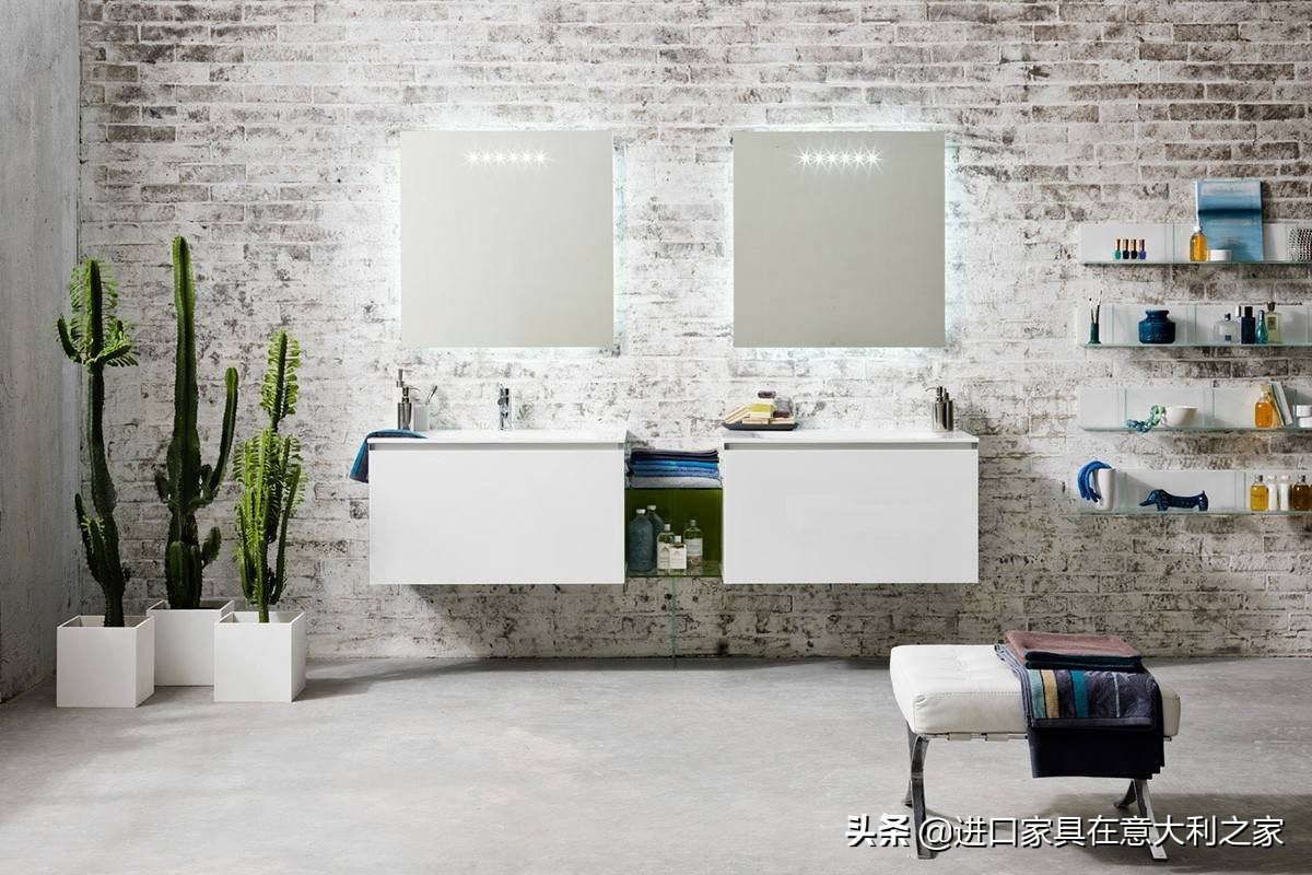 精致又实用的陶瓷一体浴室柜,颜值超高陶瓷浴室柜