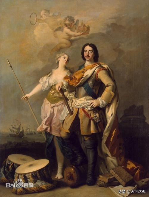 沙皇彼得一世和威廉大帝,俄罗斯沙皇彼得大帝