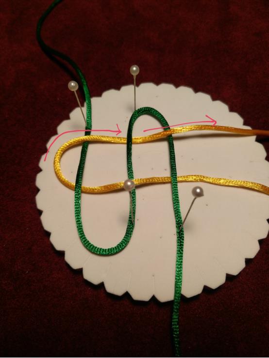 玉米结手链编法简单,圆形玉米结手链快速编法