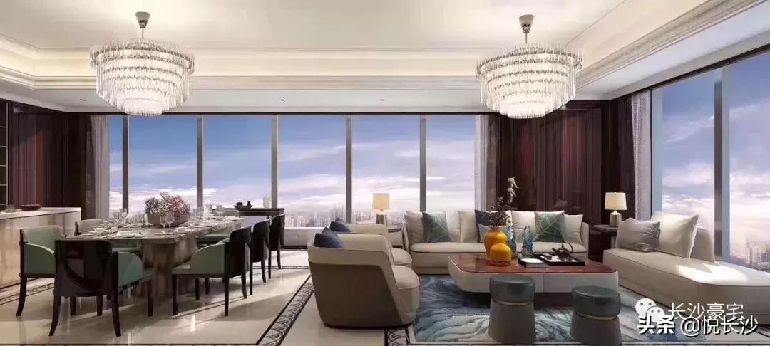 长沙运达中央广场7000w豪宅,长沙运达公寓1320平