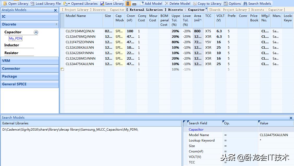 SigrityOptimizePI_电容库编辑方法！