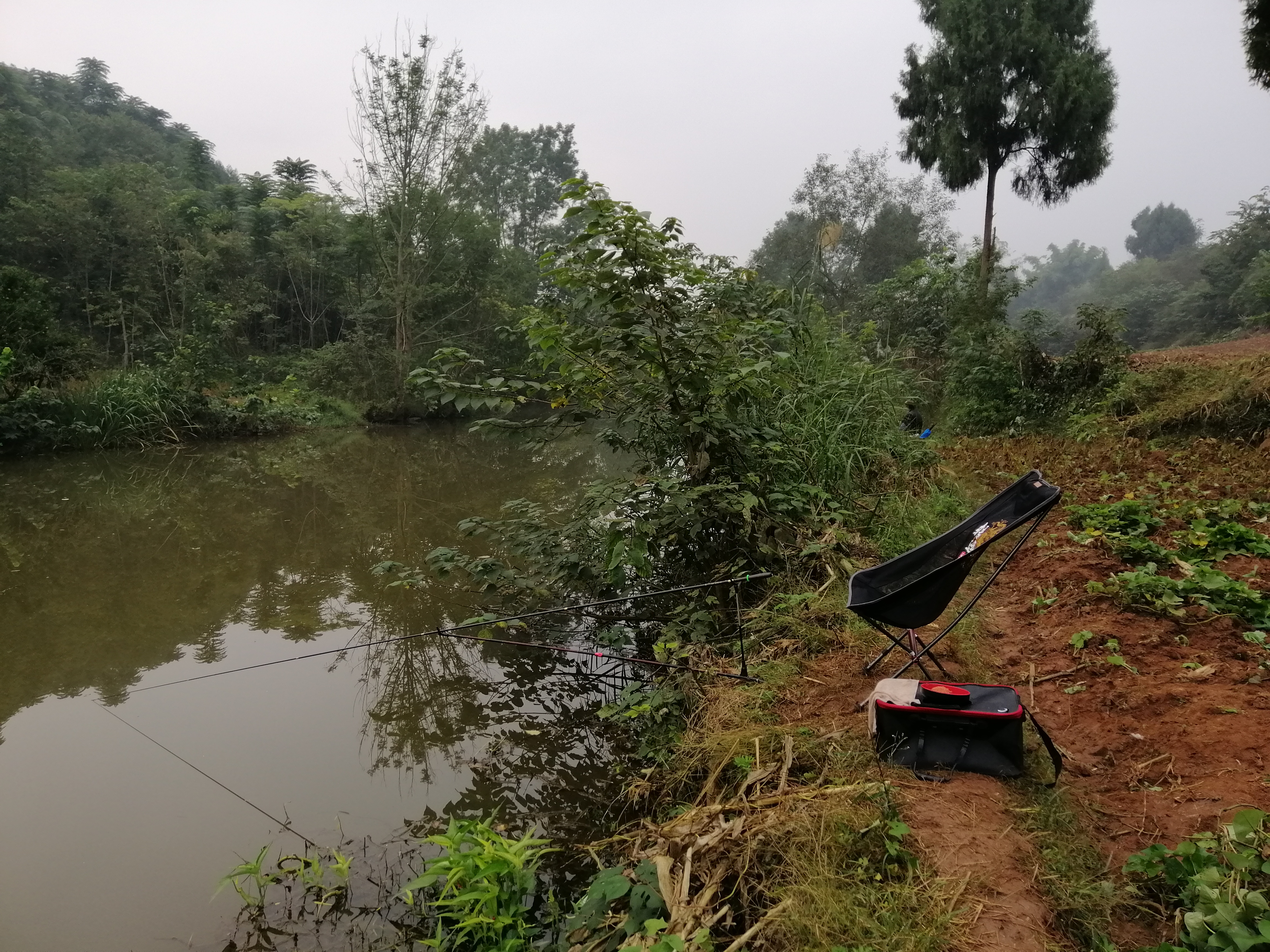 冬季小河沟野钓冰钓,春季小河钓鱼线组搭配