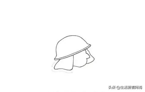 消防员进入火场的背影简笔画,消防员的画法简笔画教程