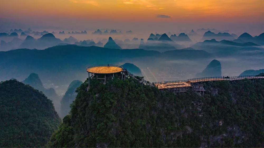 开学第一课桂林山水,开学第一课桂海潮