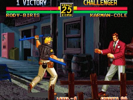 街机格斗游戏龙虎之拳,街机龙虎之拳