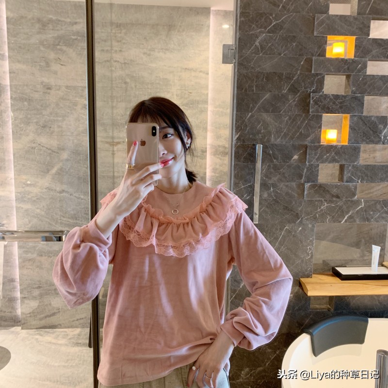 你和潮流之间只差一个时尚衣帽间,时髦精百搭显瘦收腰灯笼袖短款