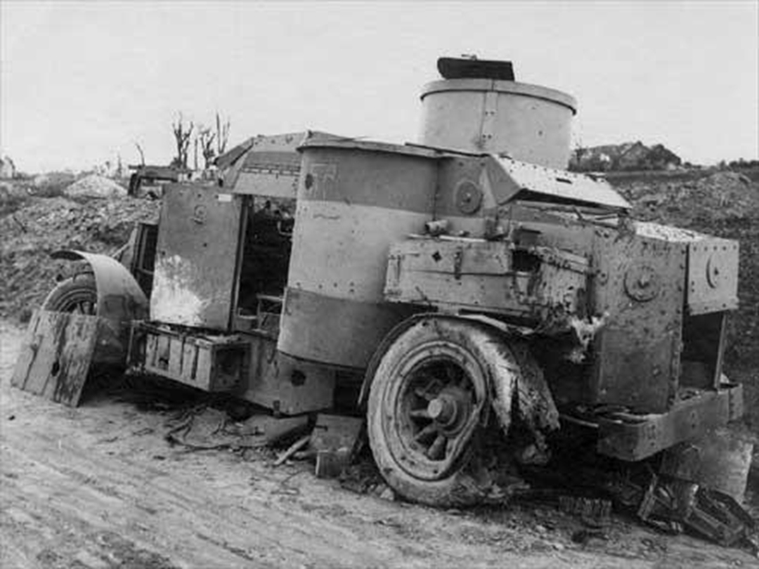 简单的德军装甲车,沙俄奥斯汀超重型坦克