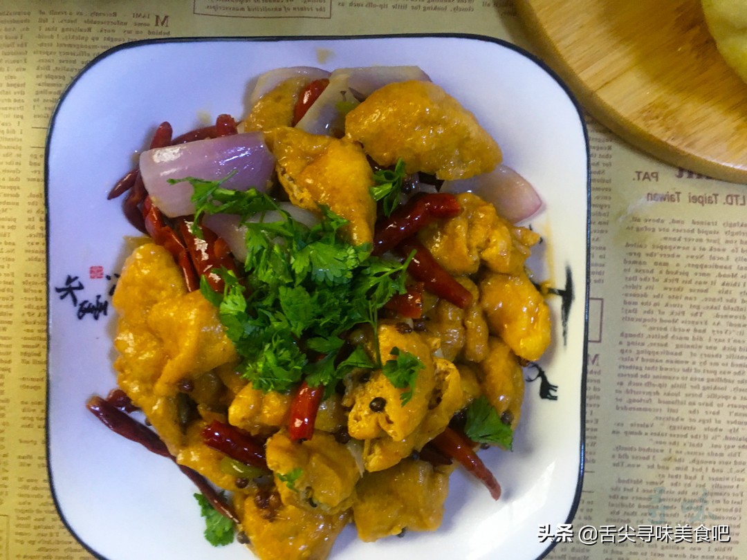 豆泡做火锅,老式豆泡做法