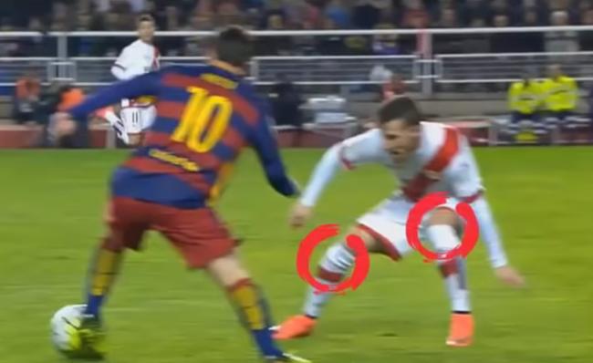 梅西过人把人晃倒,梅西过人0.5秒深度解析