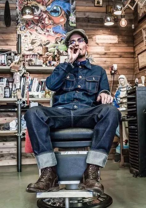 男人穿上工装,男人穿着打扮有品位