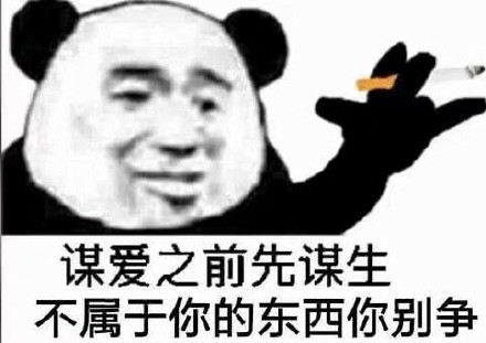 笑得很猖狂的熊猫头表情包,熊猫头表情包大哥抽烟无字