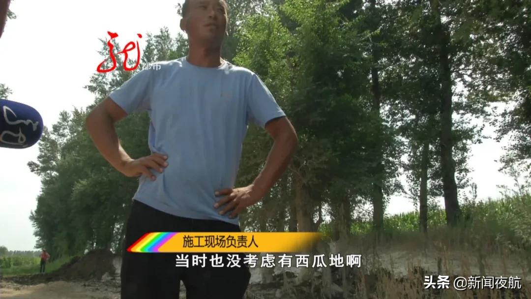 叶子就像抹粉化了妆,西瓜遭殃,玉米提前黄叶子,原来竟跟修路有关