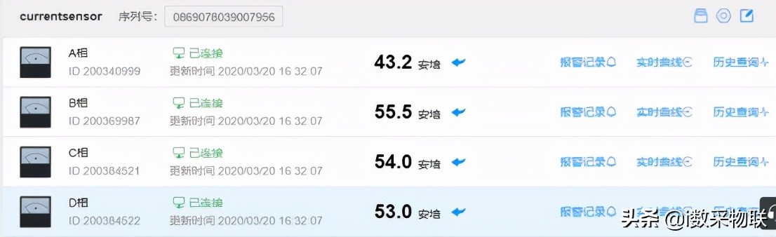 电压信号传感器和火灾监控探测器,火灾监控探测器用零序电流互感器