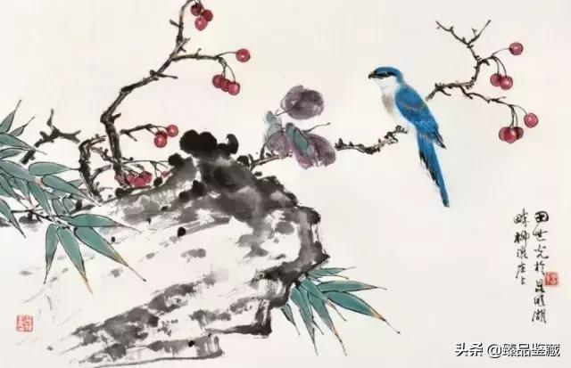 工笔大师田世光,工笔画大师田世光画孔雀好美