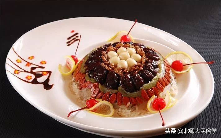 饮食民俗图片,民间传统美食五色糯米饭