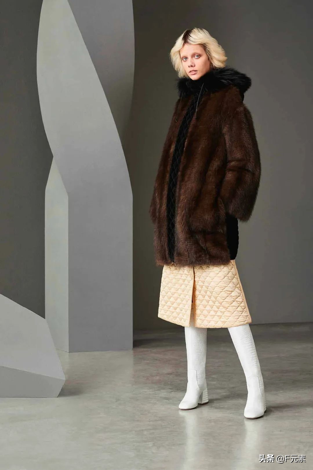 用皮草记录时代fendi2020秋冬发布,fendi皮草