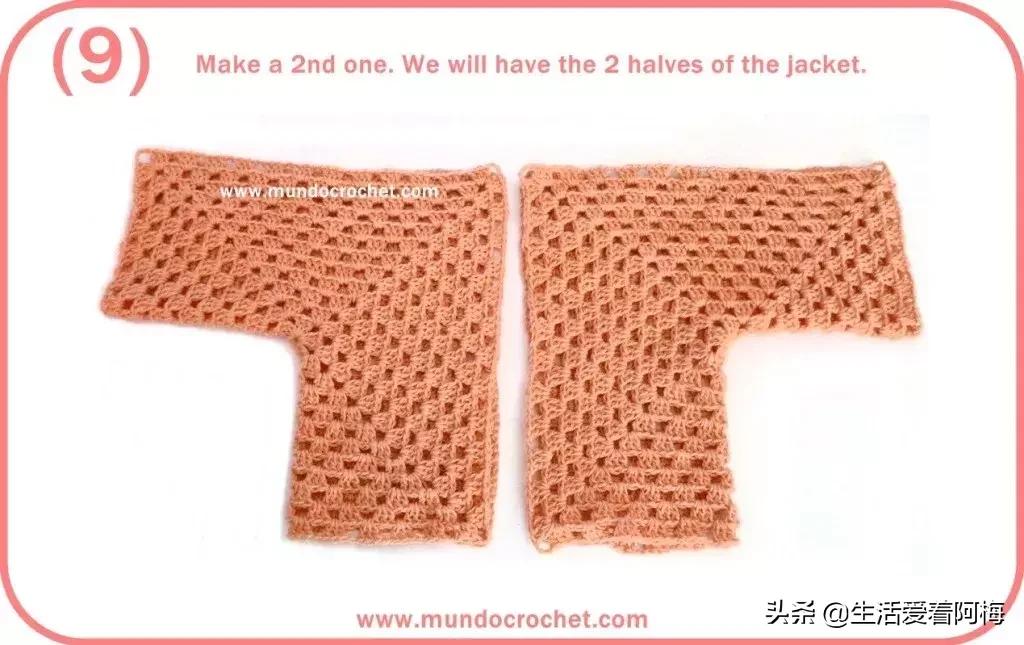 钩织冬季儿童毛衣图解,儿童内搭毛衣钩织教程完整版