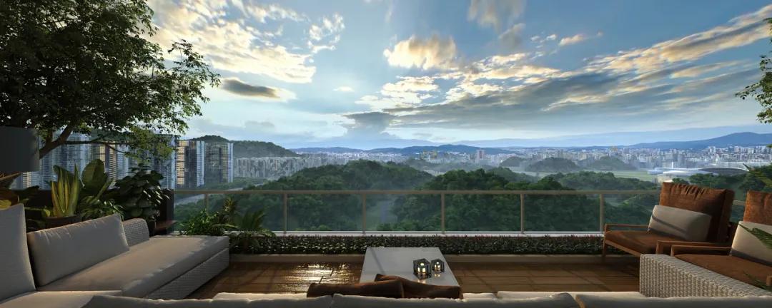 花语墅视野看双龙生态公园,花语墅贵阳南明区